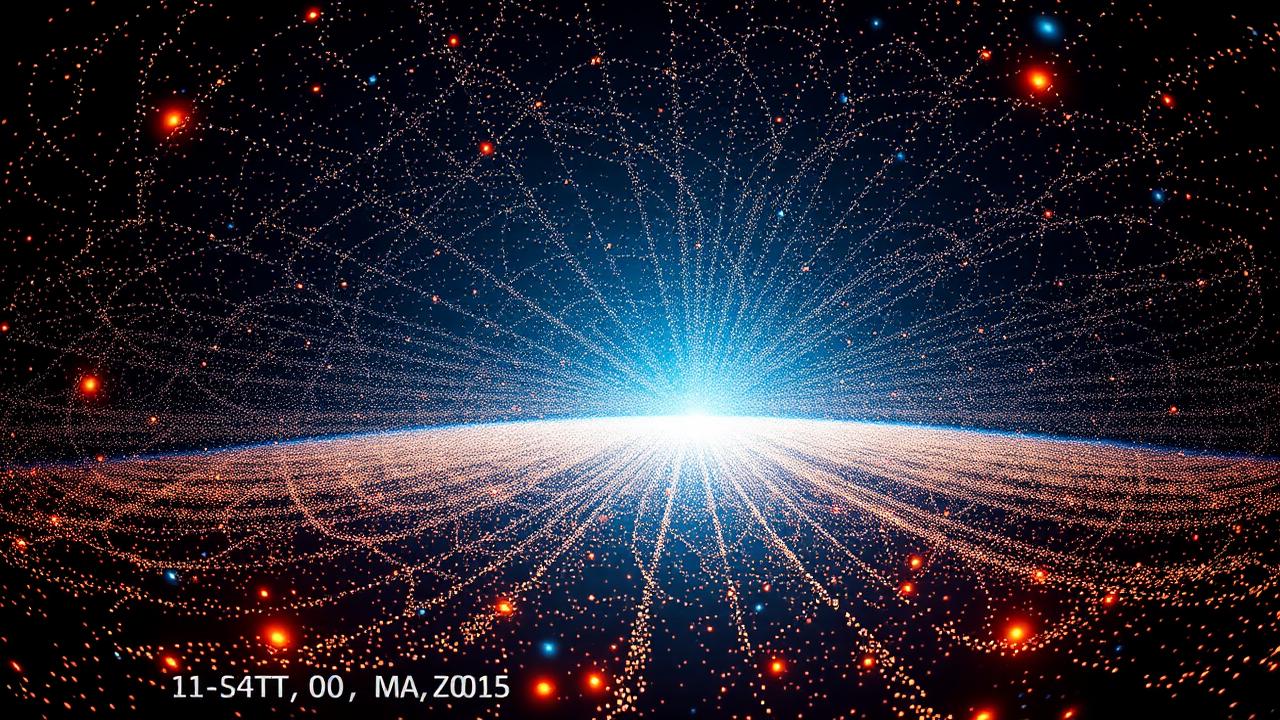 Billions of individual points of light — if you counted to 8.2 billion at one per second, it would take approximately 260 years