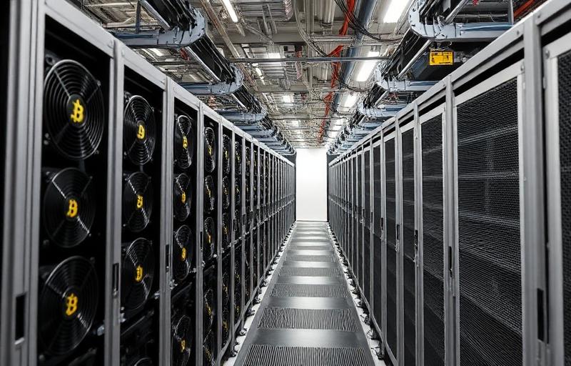 Bitcoin mining facilities house thousands of specialized ASIC machines that validate transactions and secure the network.