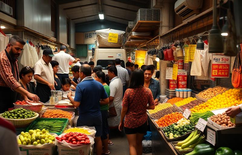Food markets around the world form the last link in a supply chain that delivers 17.6 trillion calories daily.