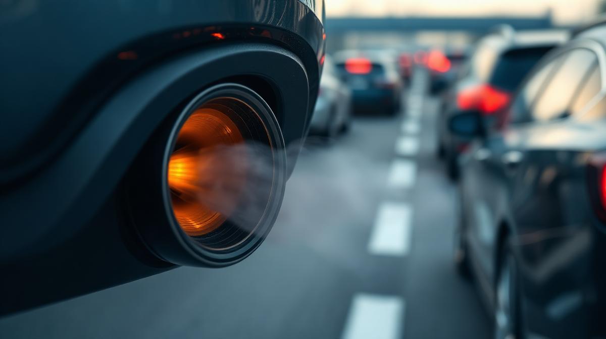 Transportation accounts for 21% of per-second CO₂ emissions — every car contributes to the running total.