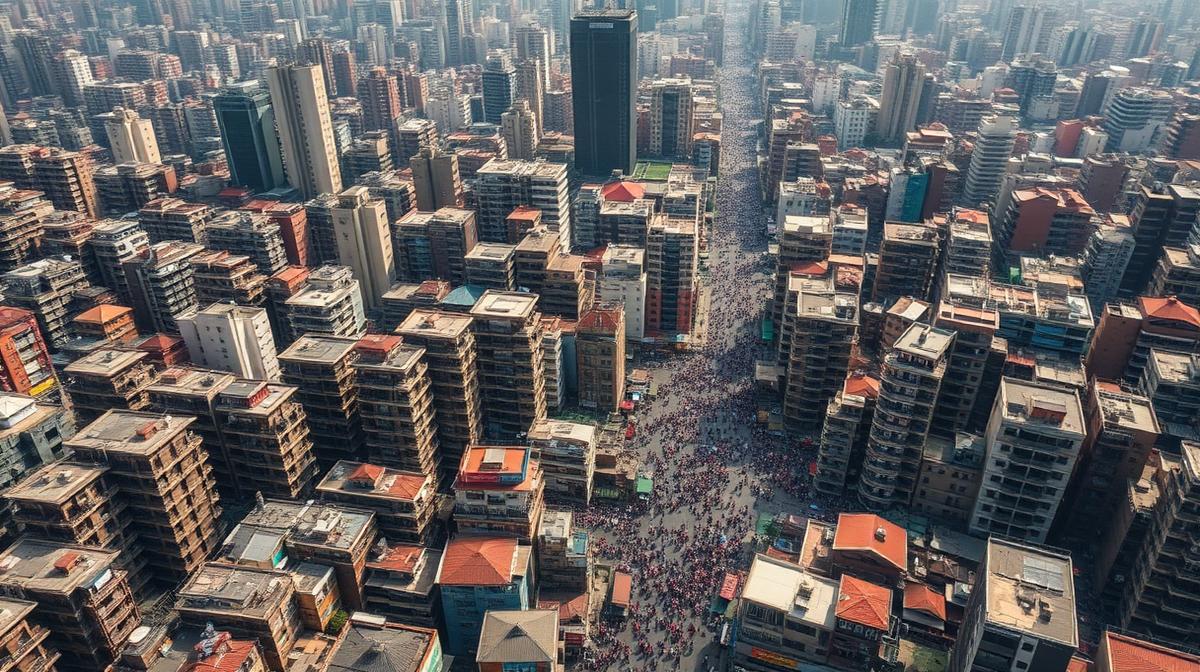 Every second of births adds to the growing density of human settlement across the globe.