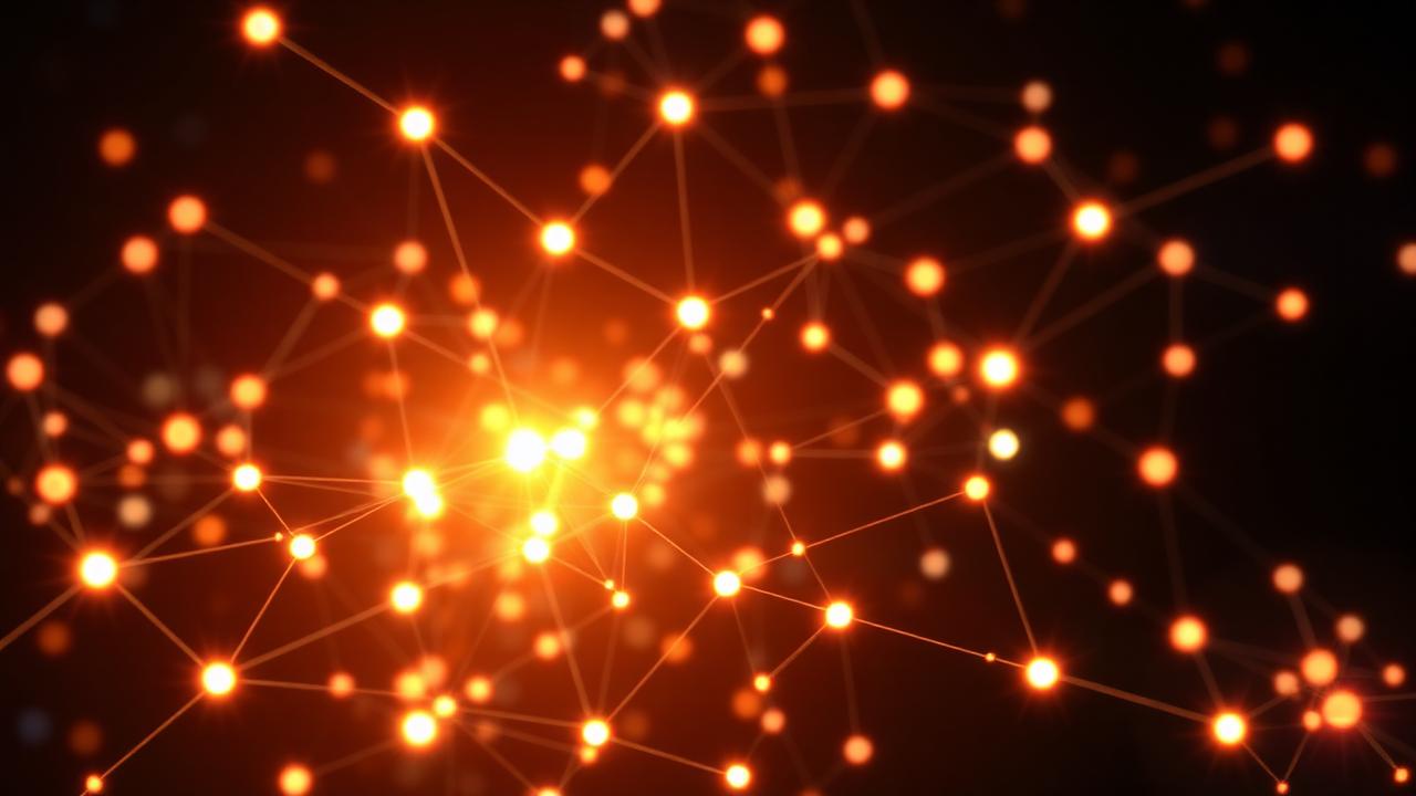 A network of connected nodes — each one a question asked, a curiosity satisfied, a moment of human inquiry
