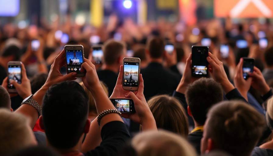Events and gatherings generate massive spikes in per-minute photo capture rates.