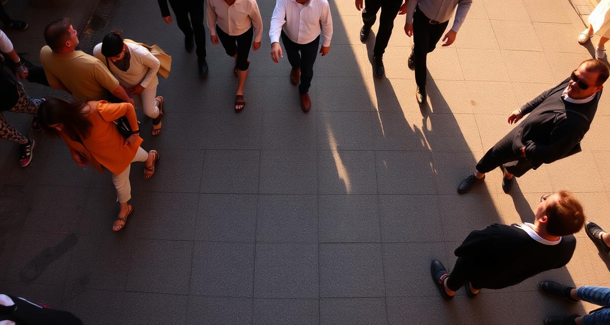 Every pair of feet represents a life in motion — 48,000 organized steps are taken every second worldwide