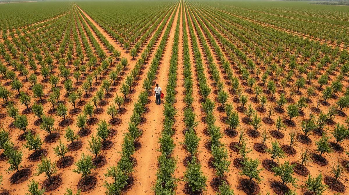 Reforestation efforts plant roughly 5 billion trees annually — but the deficit with removal remains enormous.