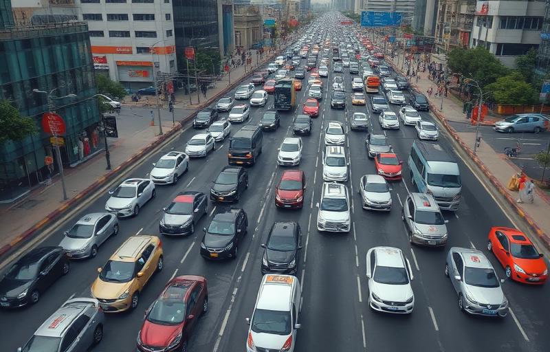 Ride-hailing vehicles now make up a significant portion of urban traffic in major cities worldwide.
