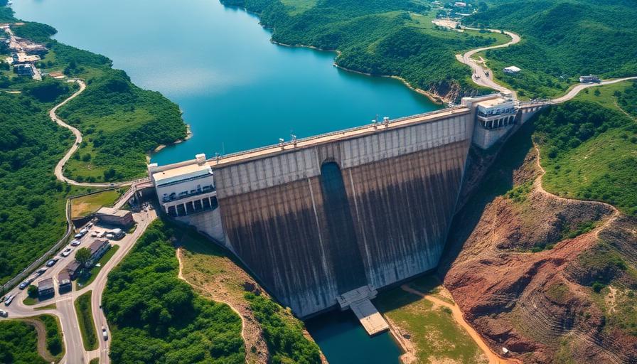 Large reservoirs store the freshwater that feeds agriculture, industry, and cities worldwide.